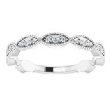 14K White 1/5 CTW Diamond Anniversary Band - 123093600P photo 3