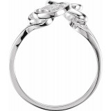 14K White Freeform Ring - 51526253P photo 2