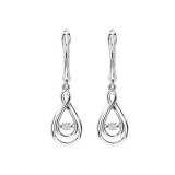 Gems One Silver Diamond (1/20 Ctw) Earring - ROL2046-SSWD photo