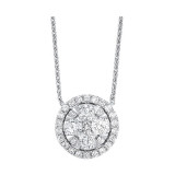 Gems One 14Kt White Gold Diamond (1/4Ctw) Necklace - NK10073-4WC photo