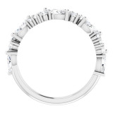 14K White 7/8 CTW Diamond Anniversary Band - 123916600P photo 2