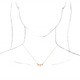 14K Rose Pyramid 16-18 Necklace - 86671602P photo 3