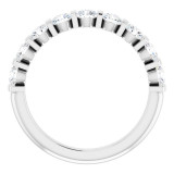 14K White 3/4 CTW Diamond Anniversary Band - 1236006029P photo 2