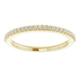 14K Yellow 1/8 CTW Diamond Anniversary Band - 123194601P photo 3