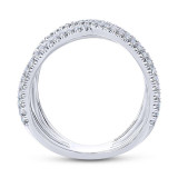 Gabriel & Co. 14k White Gold Lusso Diamond Ring - LR50925W45JJ photo 2