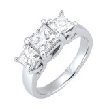 Gems One 14Kt White Gold Diamond (1/3Ctw) Ring - RG73338-4WC photo
