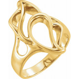 14K Yellow Freeform Ring - 553537185P photo