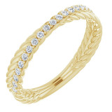 14K Yellow 1/5 CTW Diamond Anniversary Band - 122982601P photo