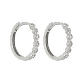 Gems One 14Kt White Gold Diamond (1/8Ctw) Earring - FE2083-4WD photo