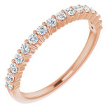 14K Rose 1/3 CTW Diamond Anniversary Band - 12287760030P photo