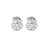 Gems One 14Kt White Gold Diamond (1/4Ctw) Earring - ER29578-4WH photo