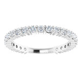 14K White 3/4 CTW Diamond Anniversary Band - 1236556000P photo 3