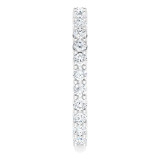 14K White 3/4 CTW Diamond Anniversary Band - 1236556000P photo 4