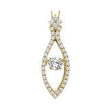 Gems One 14KT Yellow Gold & Diamond Rhythm Of Love Neckwear Pendant  - 1/2 ctw - ROL1002-4YC photo