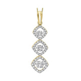 Gems One 14KT Yellow Gold & Diamond Rhythm Of Love Neckwear Pendant  - 1 ctw - ROL1064-4YC photo