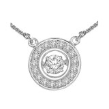 Gems One 14KT White Gold & Diamond Rhythm Of Love Neckwear Pendant  - 1/2 ctw - ROL1068-4WC photo