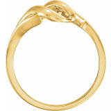 14K Yellow Metal Ring - 52146429P photo 2