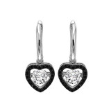Gems One 14KT White Gold & Diamond Rhythm Of Love Fashion Earrings  - 3/4 ctw - ROL1016-4WCBLK photo