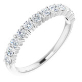 14K White 5/8 CTW Diamond Anniversary Band - 12287760032P photo