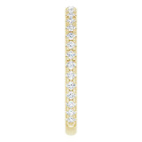 14K Yellow 3/8 CTW Diamond French-Set Anniversary Band - 123430601P photo 4