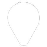 Gabriel & Co. 14k White Gold Lusso Diamond Necklace - NK5986W45JJ photo 2