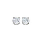 Gems One 14Kt White Gold White Topaz (1 Ctw) Earring - EWR50-4W photo