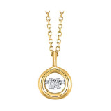 Gems One 10KT Yellow Gold & Diamond Rhythm Of Love Neckwear Pendant  - 1/10 ctw - ROL1225-1YC photo