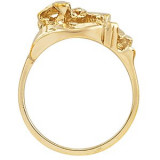 14K Yellow Nugget Ring - 51566267P photo 2