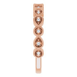 14K Rose .07 CTW Diamond Anniversary Band - 123070602P photo 4