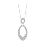Gems One Silver Pendant - PD10538-SS photo