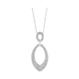 Gems One Silver Pendant - PD10538-SS photo