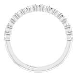 Platinum 1/4 CTW Diamond Anniversary Band - 123492603P photo 2