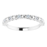 Platinum 1/4 CTW Diamond Anniversary Band - 123492603P photo 3