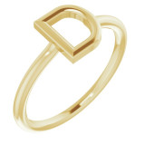 14K Yellow Initial D Ring - 51895120P photo