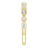 14K Yellow 1/4 CTW Diamond Anniversary Band - 123175601P photo 4