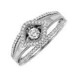 Gems One 14KT White Gold & Diamond Rhythm Of Love Fashion Ring  - 1/4 ctw - ROL1191-4WC photo