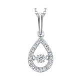 Gems One 10Kt White Gold Diamond (1/5Ctw) Pendant - ROL1023-1WC photo