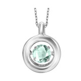 Gems One Silver (SLV 995) Diamond Rhythm Of Love Neckwear Pendant - 1/4 cts - ROL1049A photo