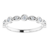 14K White 1/5 CTW Diamond Anniversary Band - 1236336033P photo 3