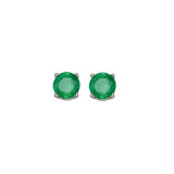 Gems One 14Kt White Gold Emerald (1 Ctw) Earring - EER50-4W photo