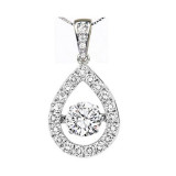 Gems One 14KT White Gold & Diamonds Stunning Neckwear Pendant - 1-1/3 ctw - ROL1146-4WC photo