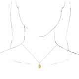 14K Yellow 14.7x10.5 mm Meditation Buddha 16-18 Necklace - 86871601P photo 3