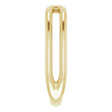 14K Yellow Negative Space Ring - 51750102P photo 4