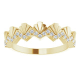 14K Yellow 1/6 CTW Diamond Vintage-Inspired Anniversary Band - 123851601P photo 3