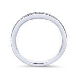 Gabriel & Co. 14k White Gold Contemporary Anniversary Wedding Band - WB10694W44JJ photo 2