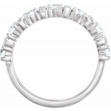 14K White 1 1/8 CTW Diamond Anniversary Band - 653087601P photo 2