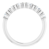 14K White 1/2 CTW Diamond Anniversary Band - 123836604P photo 2
