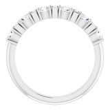 14K White 1/2 CTW Diamond Anniversary Band - 123836604P photo 2