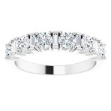 14K White 1/2 CTW Diamond Anniversary Band - 123836604P photo 3