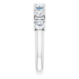 14K White 1/2 CTW Diamond Anniversary Band - 123836604P photo 4